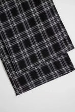 Plaid Wide Leg Pants Woman Pants