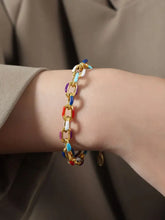 Titanium Steel Oil Drip Chain Bracelet Necklaces