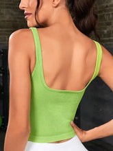 Sweetheart Neck Cropped Active Tank Woman Activewear