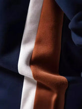 Men's Side Striped Contrast Round Neck Sweatshirt Mens Tops