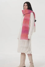 Fringe Gradient Thermal Scarf Scarves