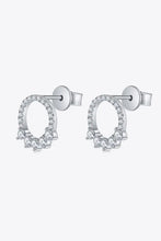 Moissanite Platinum-Plated Earrings Earrings