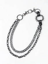 Punk Aluminium Chain Belt Black One Size Belts