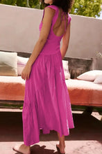 Square Neck Wide Strap Dress Casual Dresses