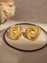 Stainless Steel Volution Stud Earrings Earrings