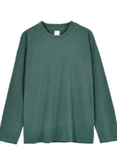 Men's Round Neck T-Shirt Dark Green Mens Tops