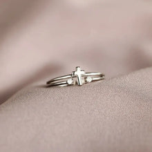 925 Sterling Silver Cross Ring Rings