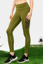 High Waist Slim Fit Long Sports Pants Matcha Green Woman Leggings