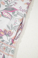 Multicolour Floral Tie Neck Sleeveless Mini Dress Woman Casual Dress