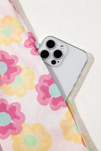 Floral Square Neck Puff Sleeve Pleated Flared Midi Dress Woman Casual Dress