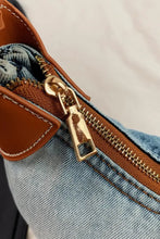 Contrast Denim Shoulder Bag Shoulder Bags