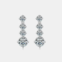 4 Carat Moissanite 925 Sterling Silver Earrings Earrings