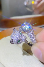 2 Carat Moissanite Adjustable Animal Ring Rings