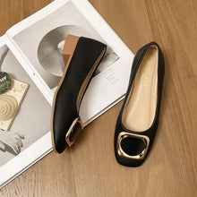 Square Toe Flats Slip-Ons Woman Loafers