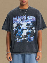 Men's Round Neck Half Sleeve Graphic T-Shirt Mens Tops