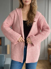 Sequin Detail Long Sleeve Hooded Cardigan Woman Outerwear