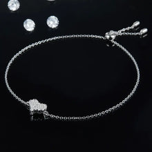 Moissanite 925 Sterling Silver Heart Bracelet Silver One Size Necklaces