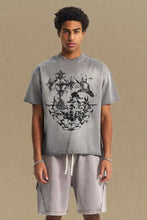 Men's Graphic Round Neck Half Sleeve T-Shirt Mens Tops