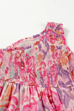 Floral One-Shoulder Smocked Maxi Dress Casual Dresses