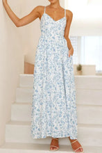 Floral Print Backless Maxi Dress with Bow and Ruched Detailing Maxi Dresses