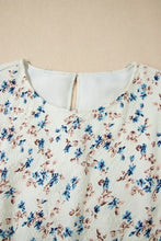 Floral Print Casual Mini Dress in Polyester Casual Dresses