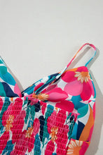 Floral Print Maxi Dress in Polyester Maxi Dresses