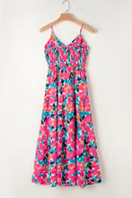 Floral Print Maxi Dress in Polyester Maxi Dresses