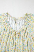 Floral Print Mini Dress Casual 100 Percent Polyester Casual Dresses