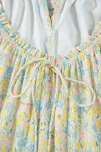 Floral Print Mini Dress Casual 100 Percent Polyester Casual Dresses