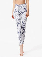 Galaxy Print Leggings with Blue Trim for Women Woman Leggings
