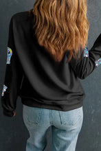 Ghost Round Neck Long Sleeve Sweatshirt Woman Sweatshirts