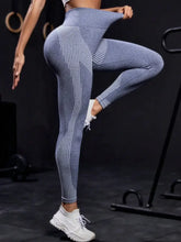 Gray Athletic Leggings Basic Style Highly Stretchy for Women Dusty Blue Woman Leggings