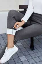 Gray High-Waisted Stretch Leggings for Women Woman Leggings