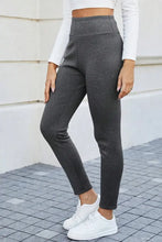 Gray High-Waisted Stretch Leggings for Women Woman Leggings