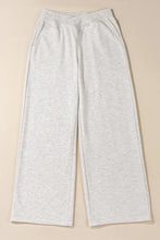 Gray High-Waisted Wide-Leg Sweatpants for Women Woman Leggings
