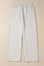 Gray High-Waisted Wide-Leg Sweatpants for Women Woman Leggings