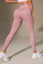 High Waisted Mauve Pink Ribbed Leggings for Women Woman Leggings
