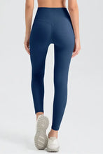 High Waisted Navy Blue Stretch Leggings for Women Woman Leggings