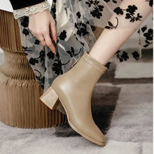Leather Ankle Boots for Women in Black and Brown Premium Leather Woman Boots