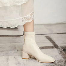 Leather Ankle Boots for Women in Black and Brown Premium Leather Woman Boots