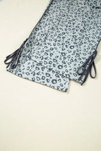 Leopard High Waist Side Bow Pants Woman Pants
