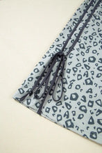 Leopard High Waist Side Bow Pants Woman Pants