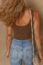 Leopard Print Tank Top Bodysuit for Women Woman Bodysuits