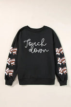 Letter Graphic Bow Long Sleeve Sweatshirt Woman Sweatshirts