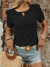 Light Blue Diamond Pattern Knit Blouse for Women Black Woman T Shirts