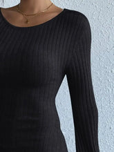 Light Blue Ribbed Knit Sweater Dress for Women Woman Sweater Dresses