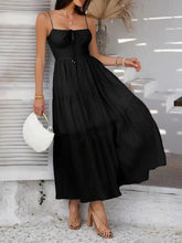 Light Blue Tiered Maxi Sundress with Smocked and Ruched Details Maxi Dresses