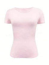 Light Pink Fitted T Shirt for Women Woman T Shirts