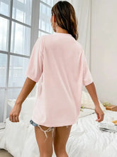 Light Pink Nashville Graphic Oversized T-Shirt for Women Woman T Shirts