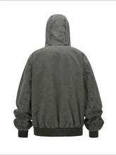Men's Olive Green Hooded Bomber Jacket Men Outerwear